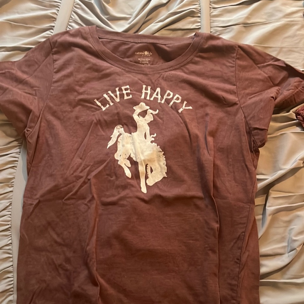Natural life brand western graphic tshirt